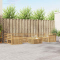 Outdoor-Sofagarnitur 8 pcs Weiß Massivholz Akazie