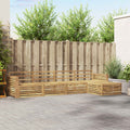Outdoor-Sofagarnitur 5 pcs Weiß