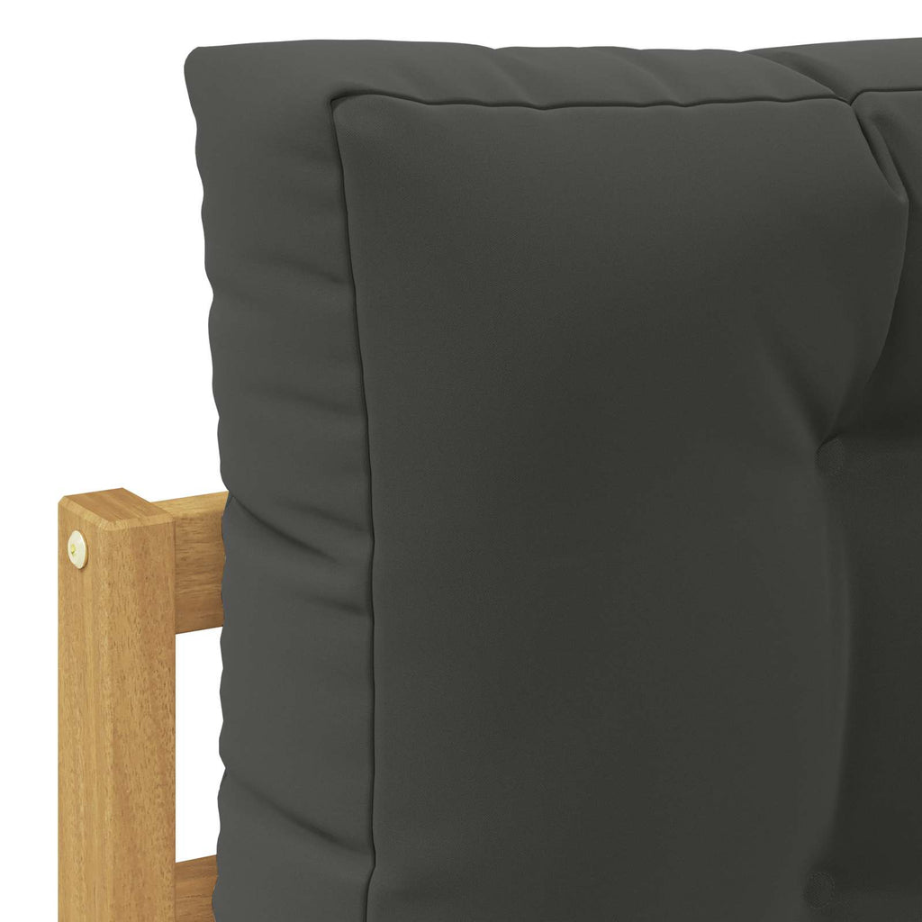 Outdoor-Sofagarnitur 4 pcs Weiß und Anthrazit