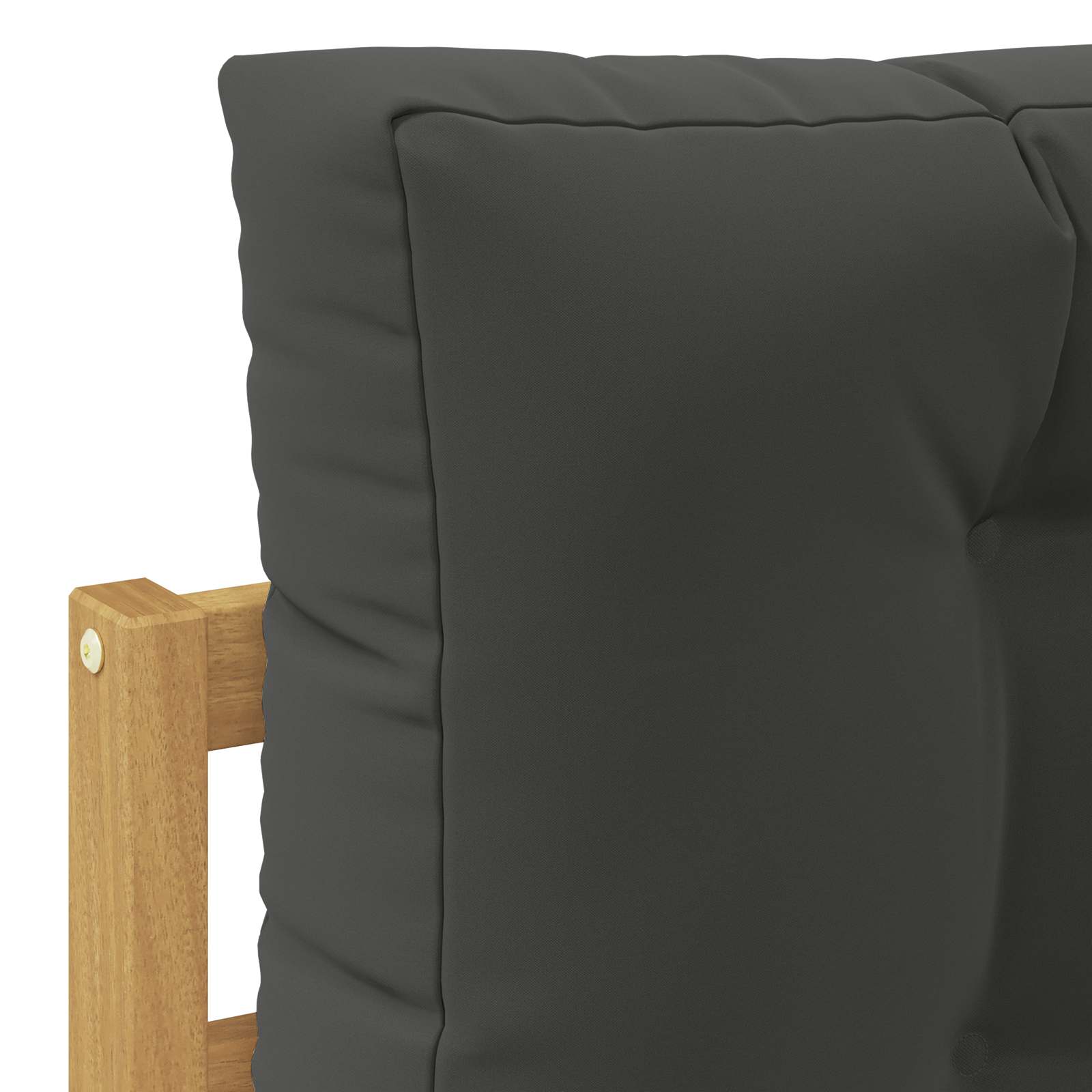Outdoor-Sofagarnitur 5 pcs Weiß und Anthrazit Polyester