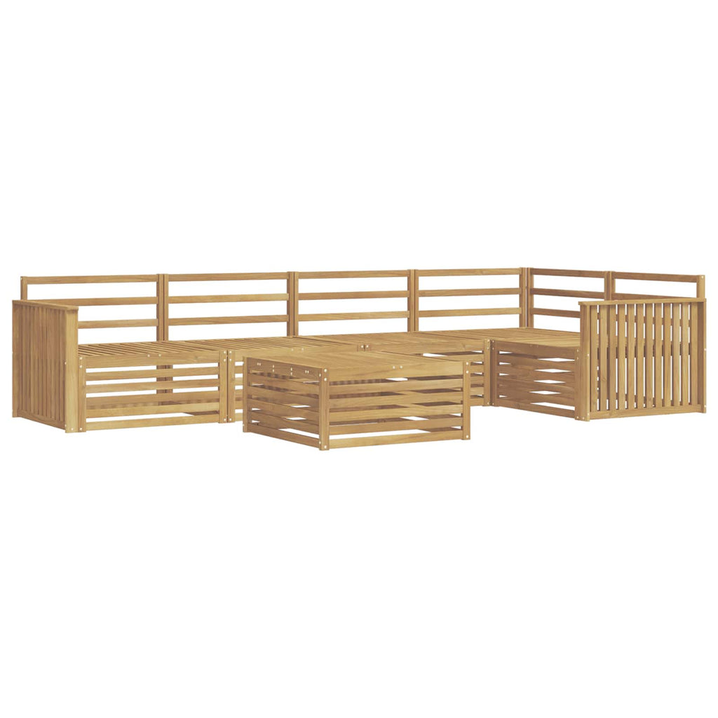 Outdoor-Sofagarnitur 6 pcs Weiß 79 x 79 x 37 cm