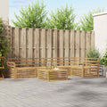 Outdoor-Sofagarnitur 6 pcs Weiß 79 x 79 x 37 cm