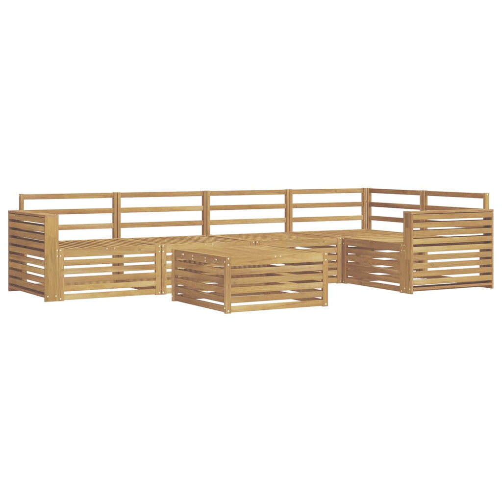 Outdoor-Sofagarnitur 6 pcs Weiß 79 x 79 x 37 cm