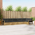 Outdoor-Sofagarnitur 6 pcs Weiß und Anthrazit Polyester