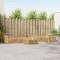 Outdoor-Sofagarnitur 7 pcs Weiß 79 x 79 x 37 cm