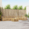 Outdoor-Sofagarnitur 7 pcs Weiß 79 x 79 x 37 cm