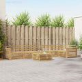 Outdoor-Sofagarnitur 7 pcs Weiß 79 x 79 x 37 cm