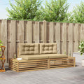 Outdoor-Sofagarnitur Weiß 230,5 x 83 x 73 cm Polyester