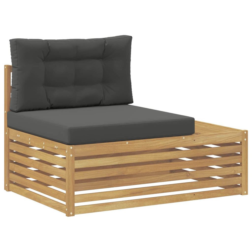 4 Stück Outdoor-Sofagarnitur Polyester Weiß