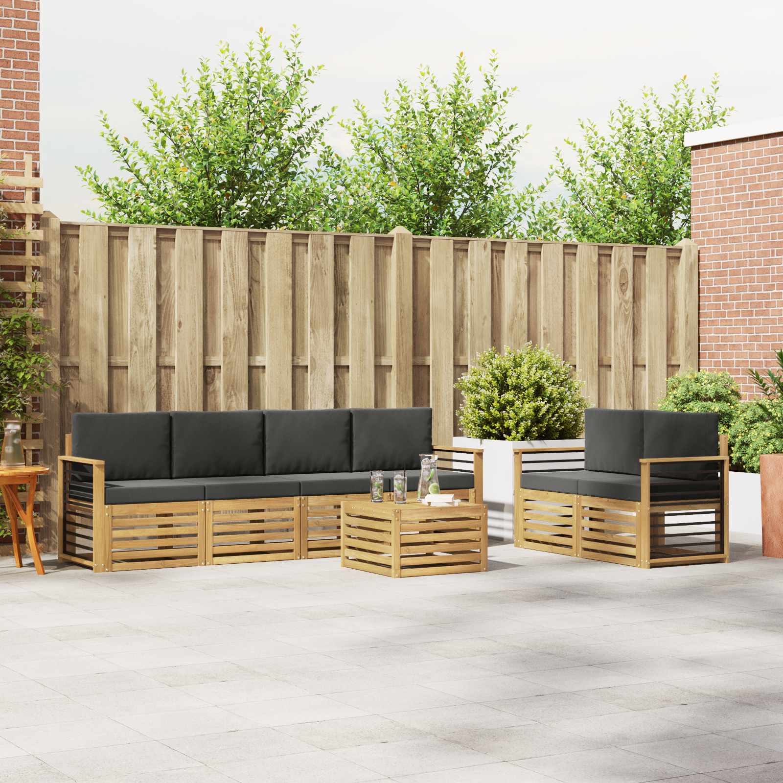 Sofagarnituren Massivholz Akazie