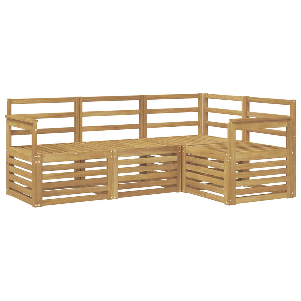 Sofagarnituren 4 pcs Weiß 187,5 x 128,5 x 73 cm