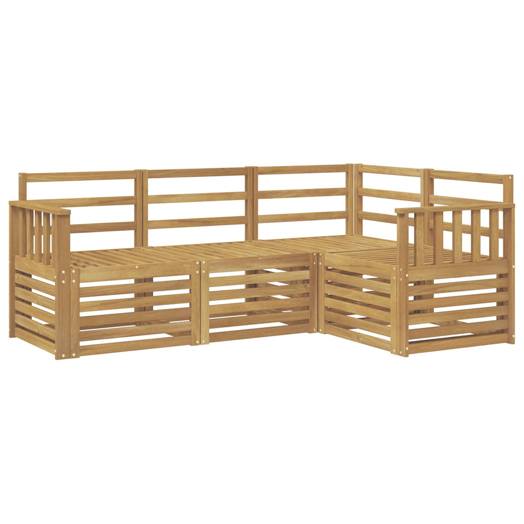 Sofagarnituren 4 pcs Weiß 187,5 x 128,5 x 73 cm