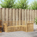 Sofagarnituren 4 pcs Weiß 187,5 x 128,5 x 73 cm