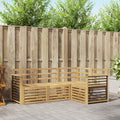 Sofagarnituren 4 pcs Weiß 187,5 x 128,5 x 73 cm