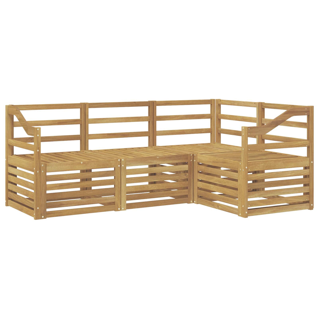 Sofagarnituren 4 pcs Weiß 185,5 x 126,5 x 73 cm