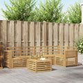 Outdoor-Sofagarnitur 6 pcs Weiß 59 x 59 x 37 cm