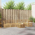 Outdoor-Sofagarnitur 7 pcs Weiß 59 x 59 x 37 cm