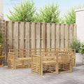 Outdoor-Sofagarnitur 7 pcs Weiß 247 x 128,5 x 73 cm