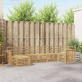 Outdoor-Sofagarnitur 7 pcs Weiß