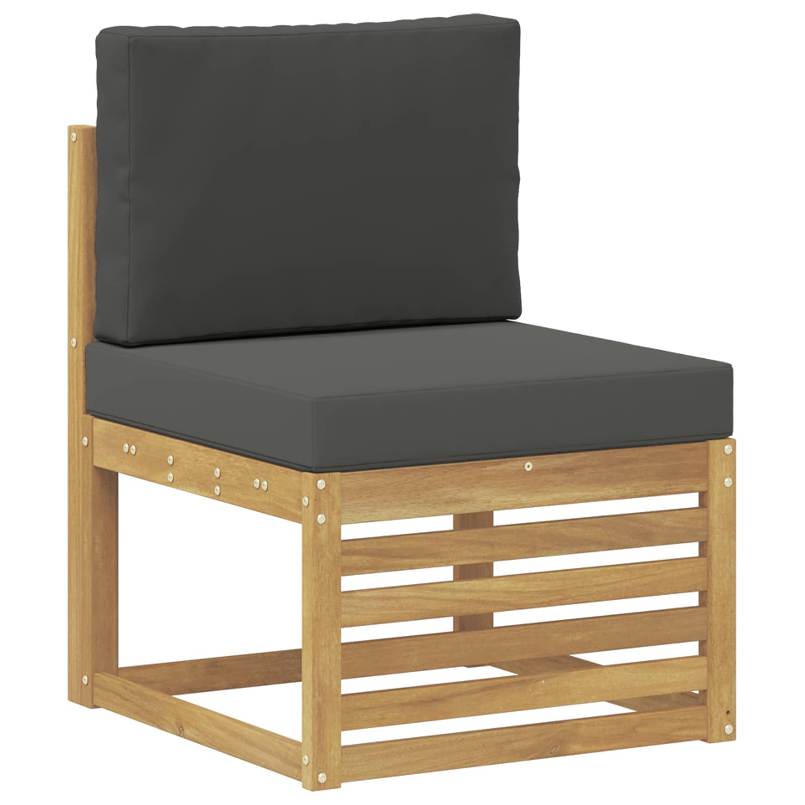 Sofagarnituren 6 pcs Weiß und Anthrazit 249 x 122,5 x 73 cm