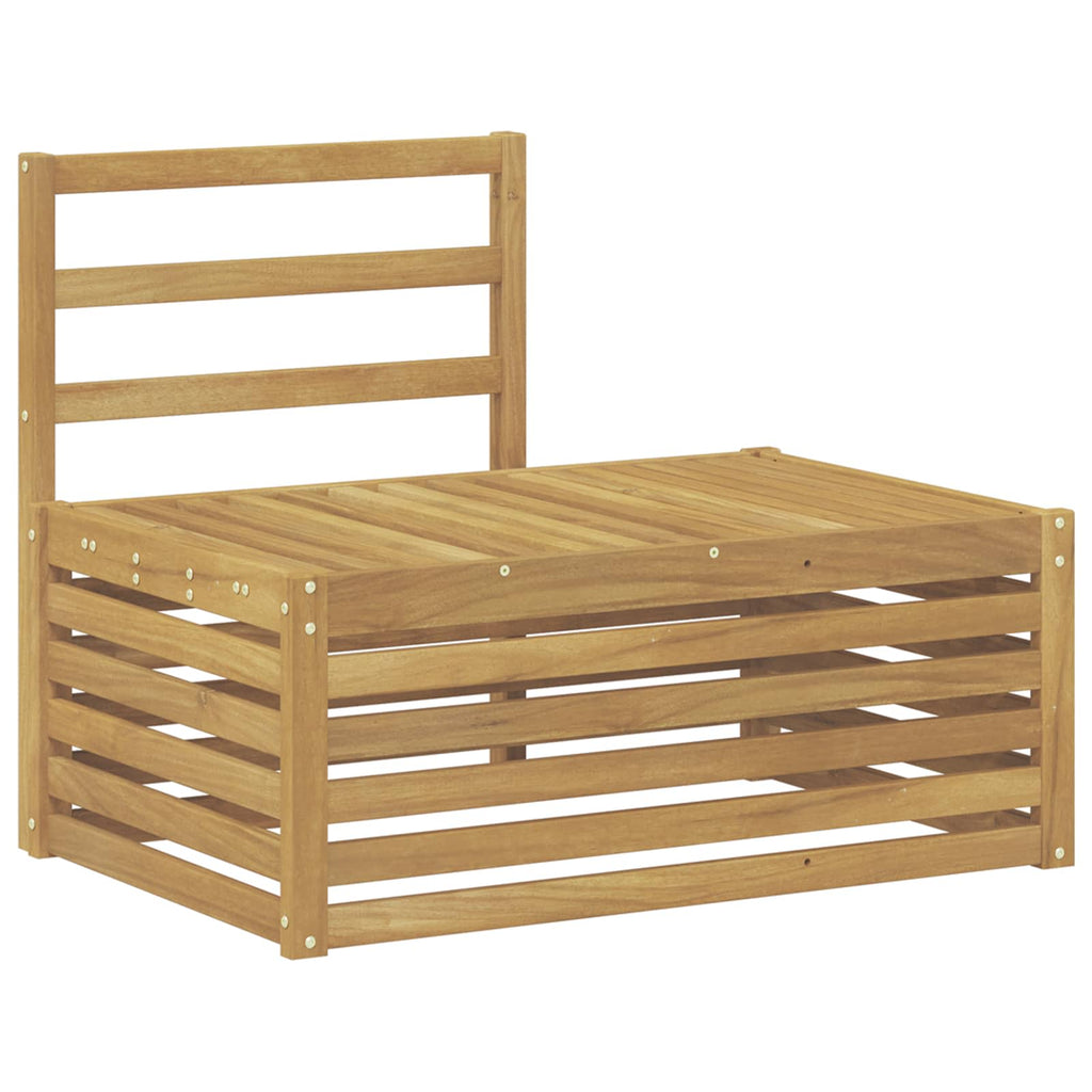 Outdoor-Sofagarnitur 5 Stück Weiß