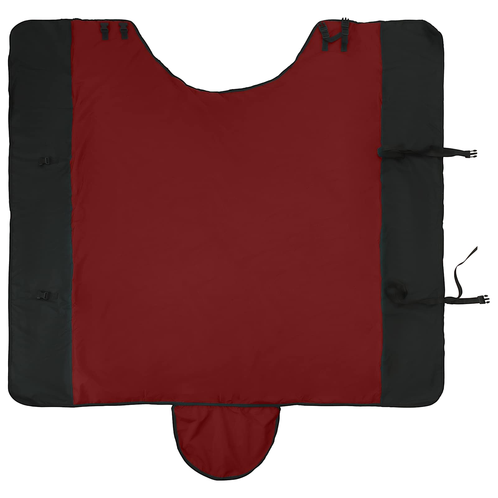 Pferdedecke Dunkelgrün und Schwarz 105 cm Polyester