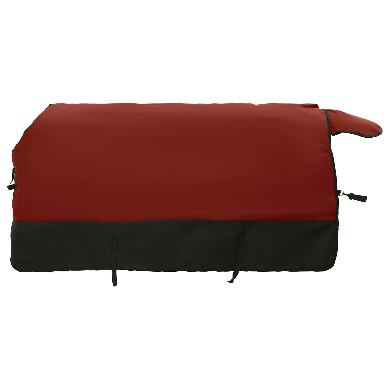 Pferdedecke Dunkelgrün und Schwarz 145 cm Polyester