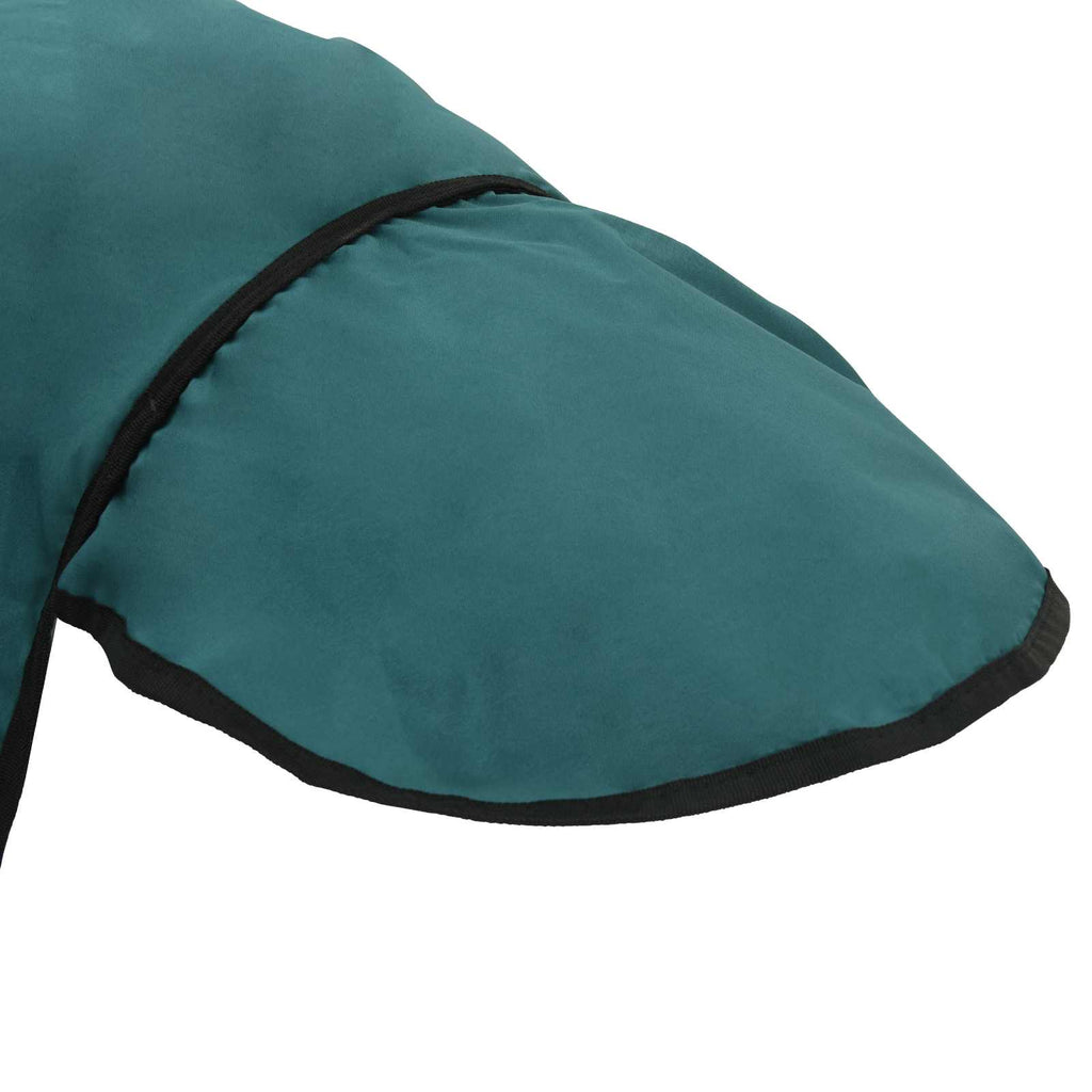 Pferdedecke Dunkelgrün und Schwarz 75 cm Polyester