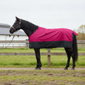 Pferdedecke Rosa und Schwarz 135 cm Polyester