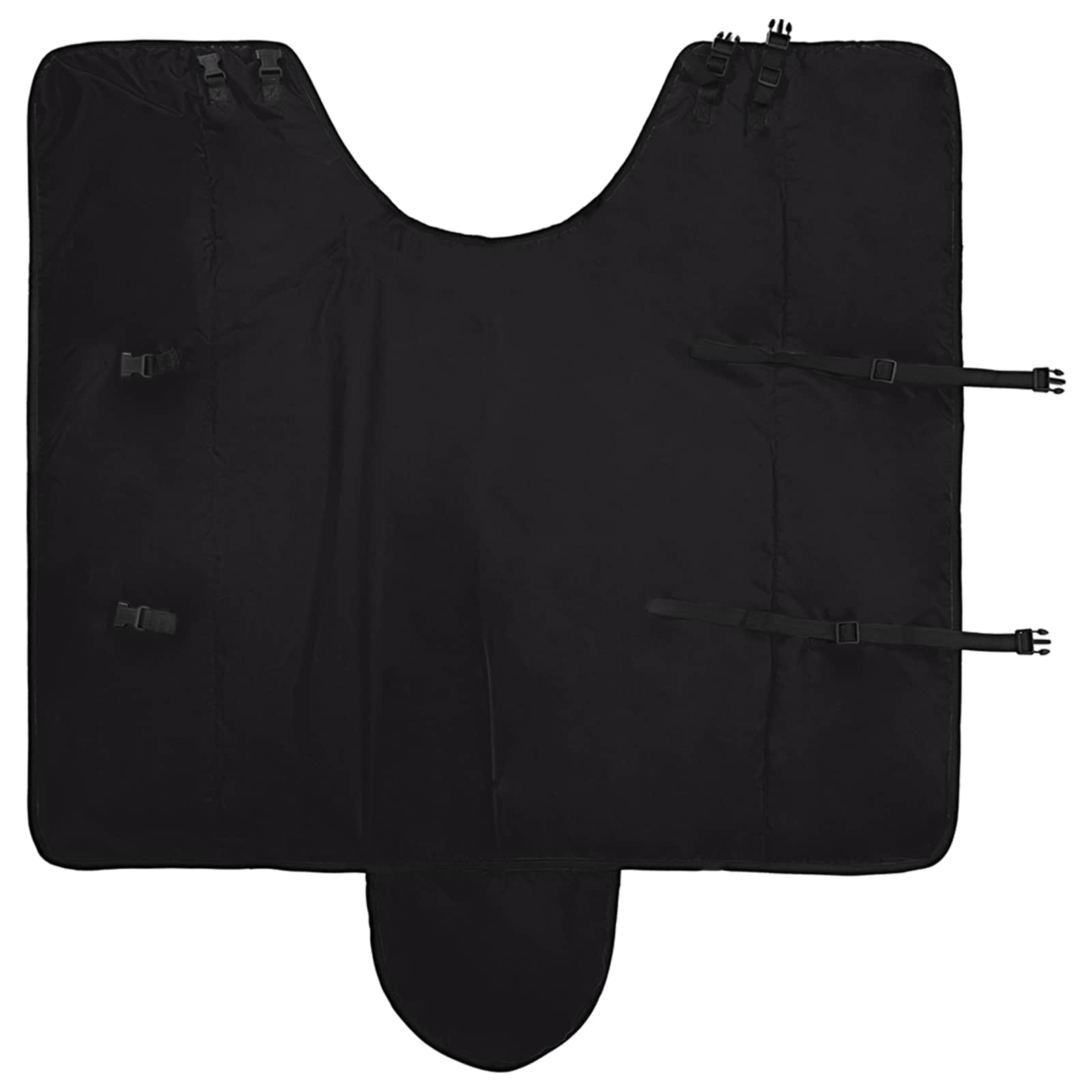 Pferdedecke Dunkelgrün und Schwarz 125 cm Polyester