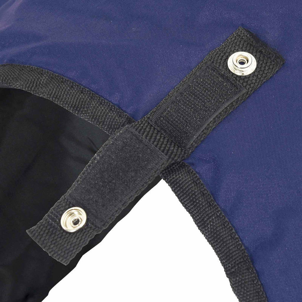 Pferdedecke Dunkelgrün und Schwarz 75 cm Polyester