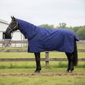 Pferdedecke Dunkelgrün und Schwarz 125 cm Polyester