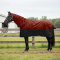 Pferdedecke Dunkelgrün und Schwarz 85 cm Polyester