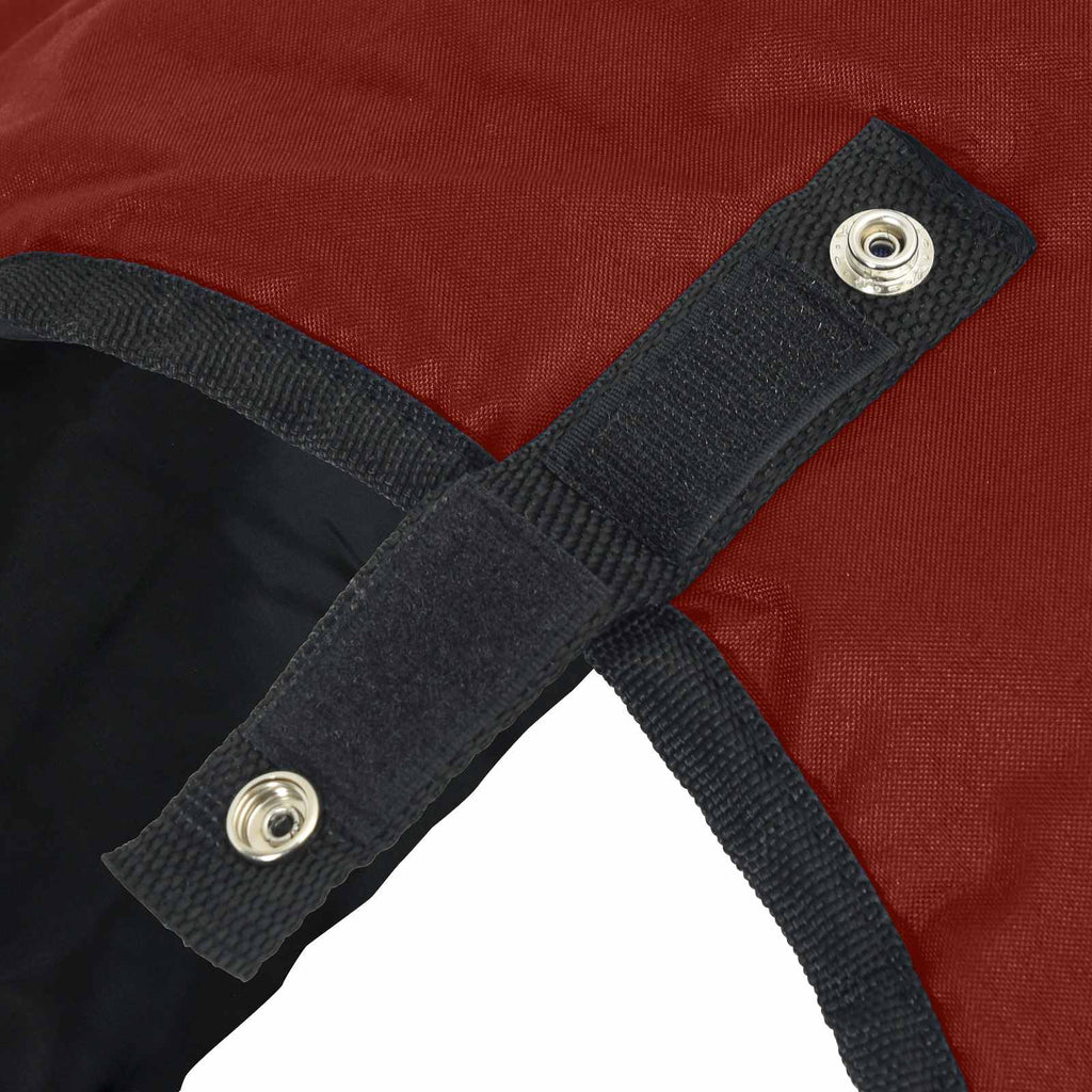 Pferdedecke Dunkelgrün und Schwarz 125 cm Polyester