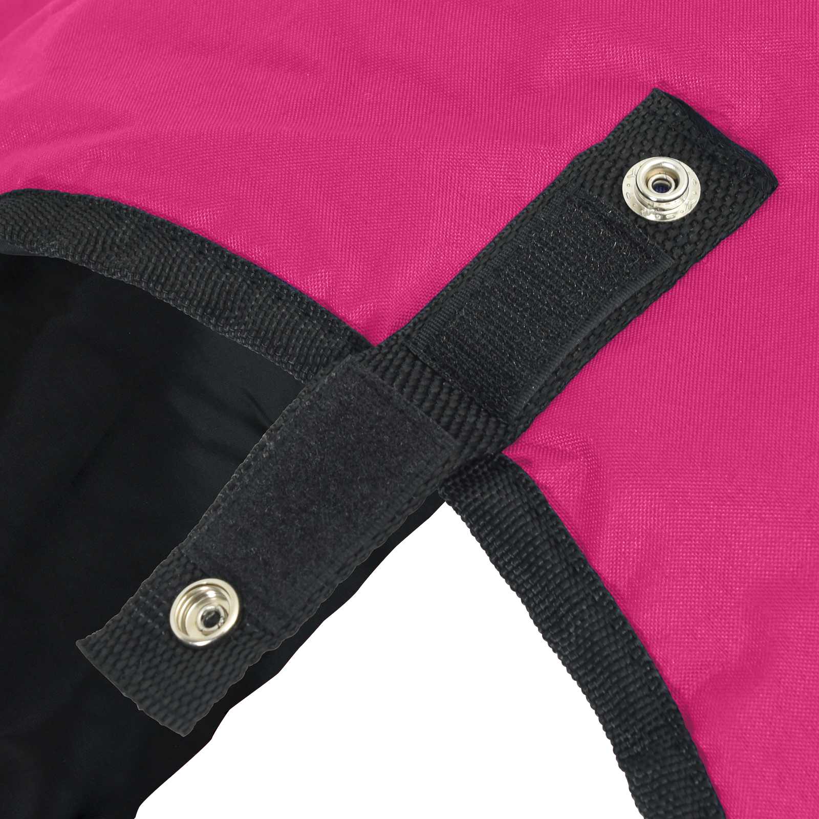 Pferdedecke Rosa und Schwarz 115 cm Polyester