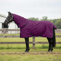 Pferdedecke Dunkelgrün und Schwarz 125 cm Polyester