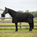 Pferdedecke Dunkelgrün und Schwarz 125 cm Polyester