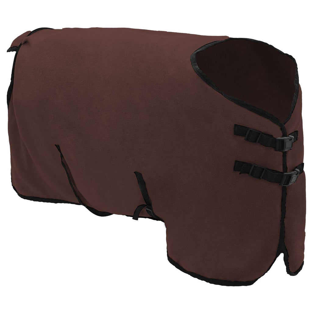Pferdedecke Volles Dunkelbraun 105 cm Polyester