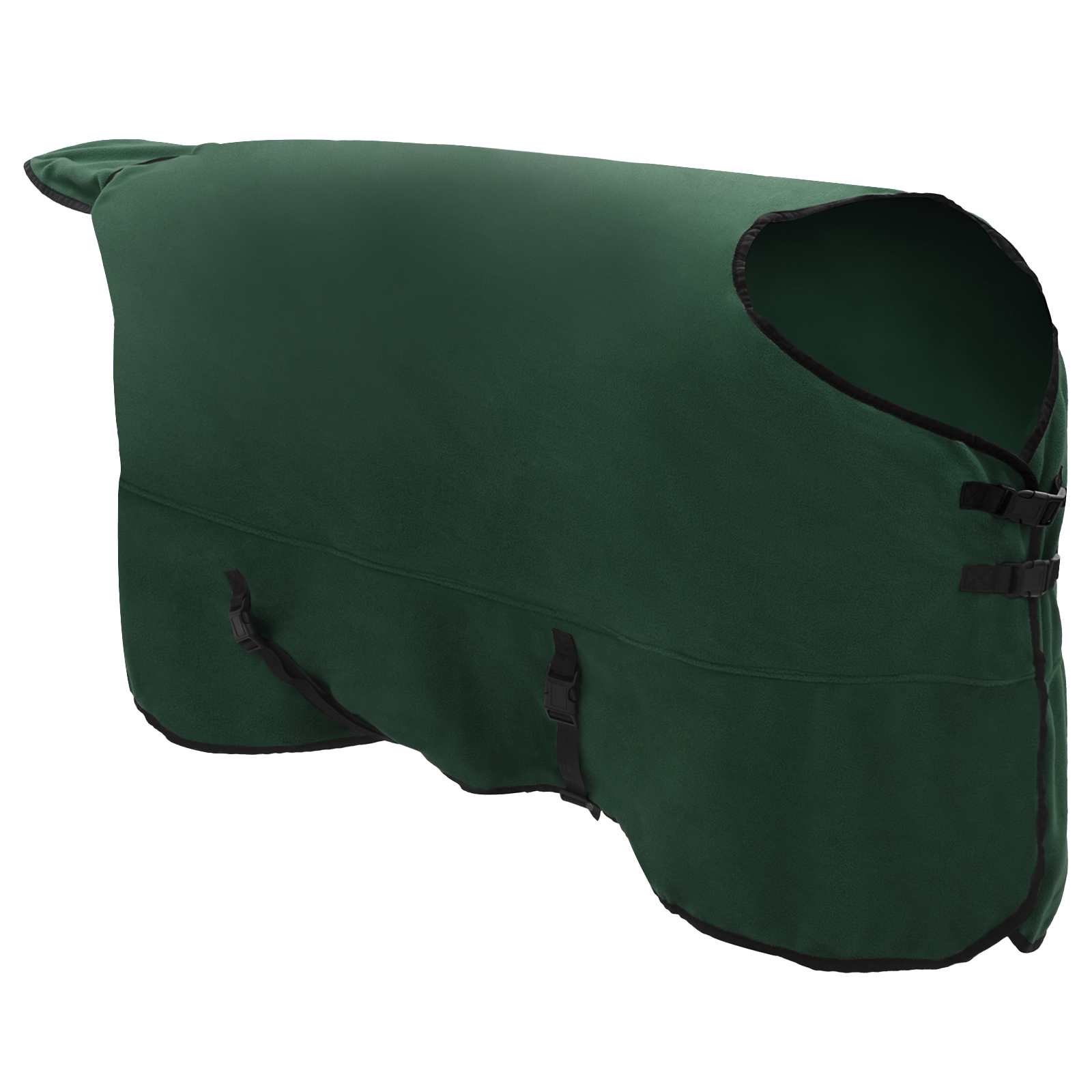 Pferdedecke Dunkelgrün 165 cm Polyester