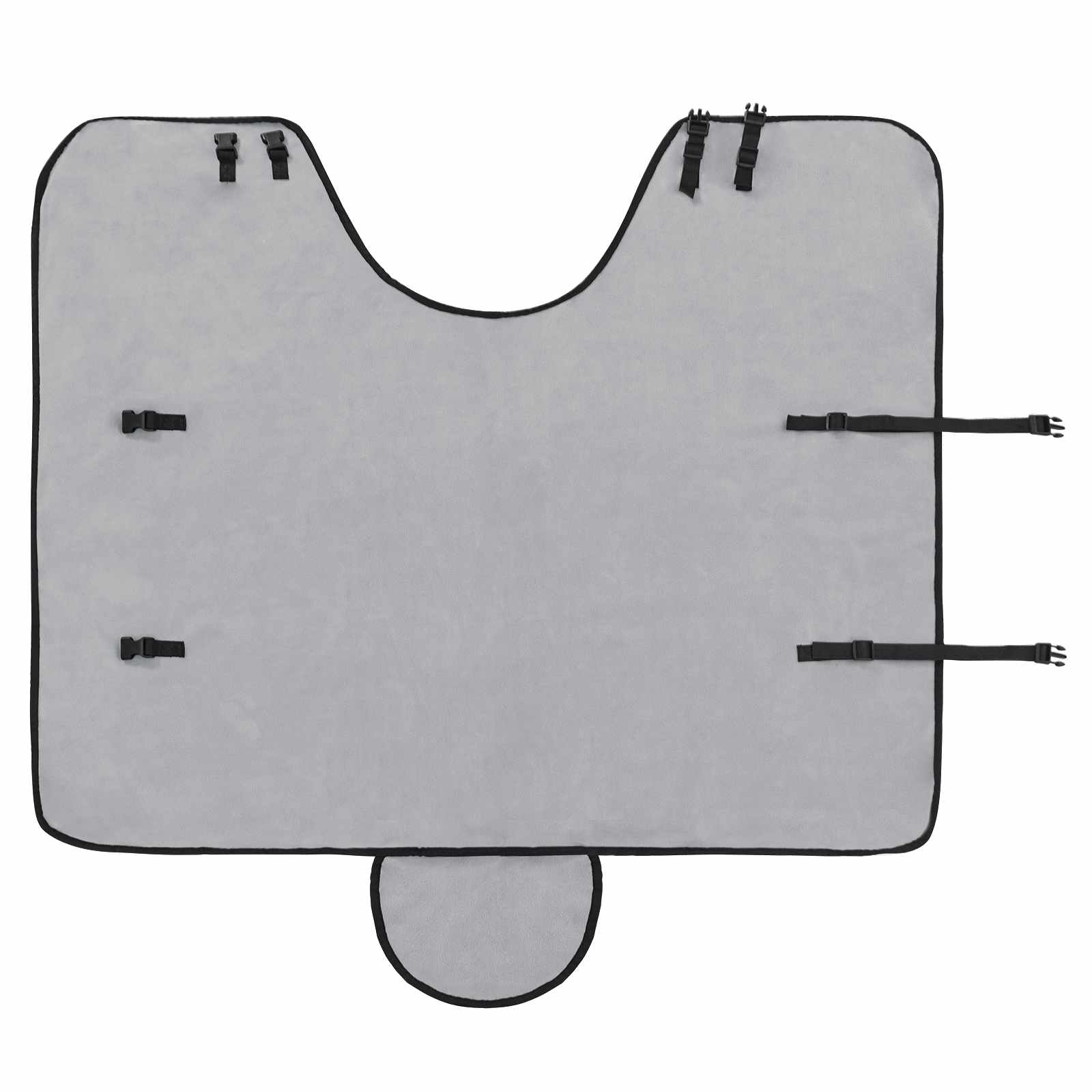 Pferdedecke Hellgrau und Rosa 95 cm Polyester