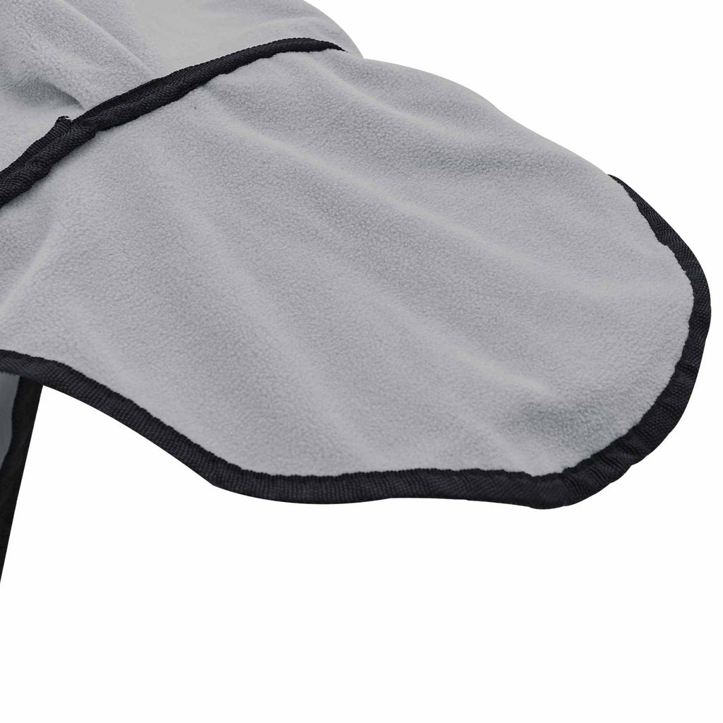 Pferdedecke Hellgrau und Rosa 125 cm Polyester