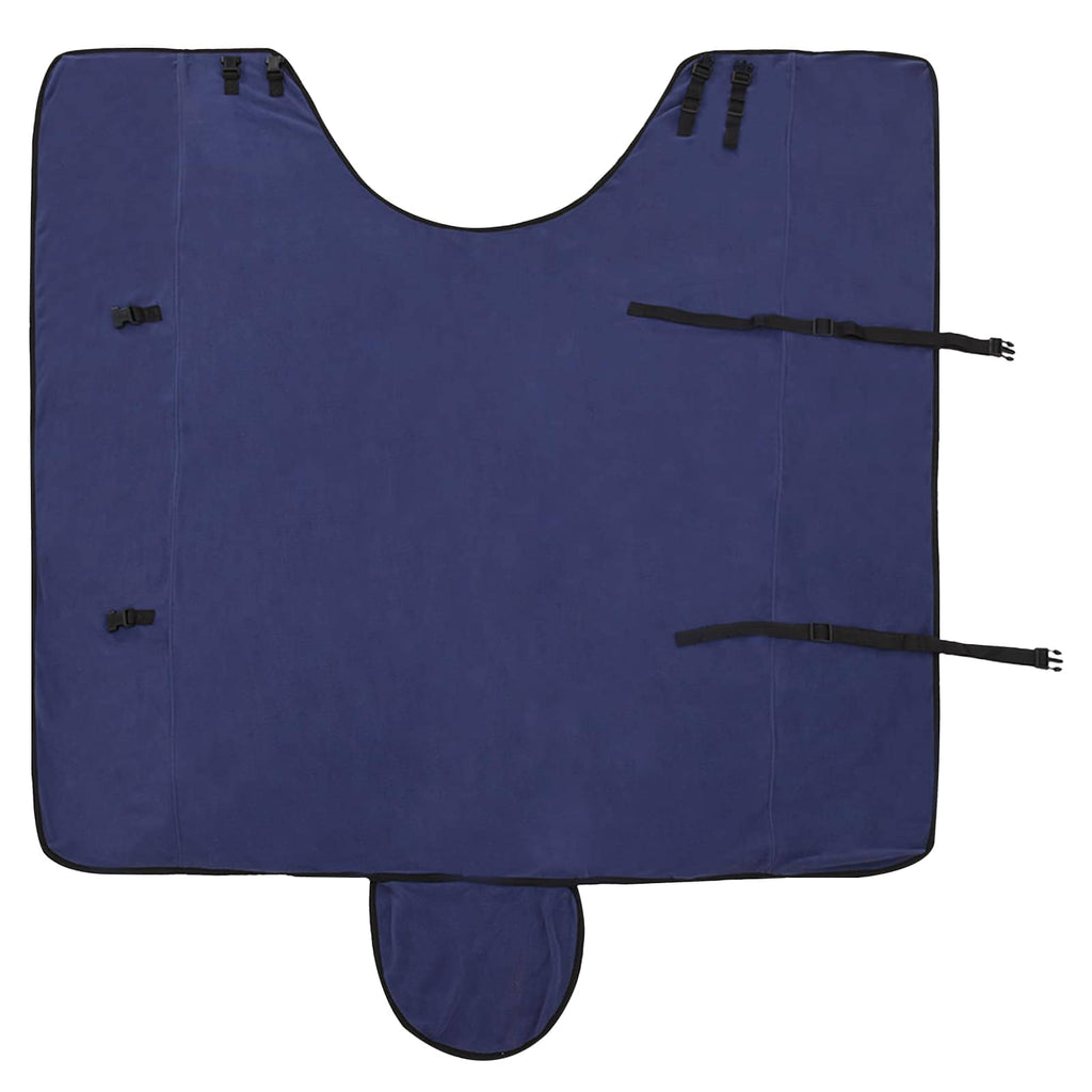 Pferdedecke Marineblau 145 cm Polyester
