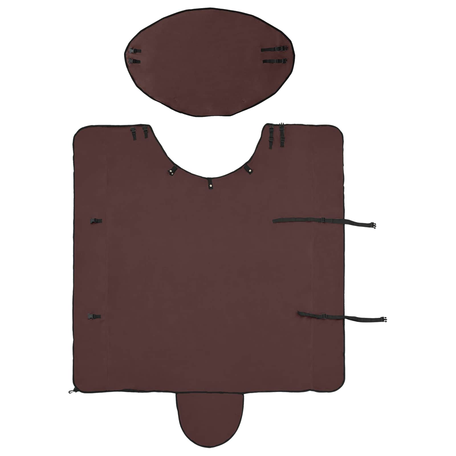 Pferdedecke Volles Dunkelbraun 155 cm Polyester