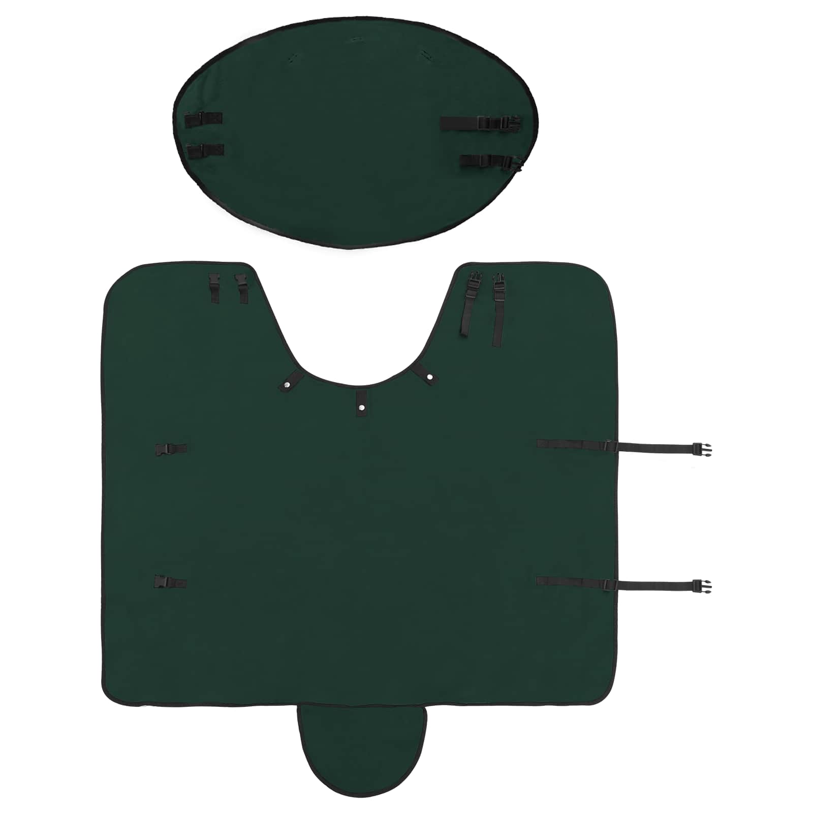 Pferdedecke Dunkelgrün 105 cm Polyester
