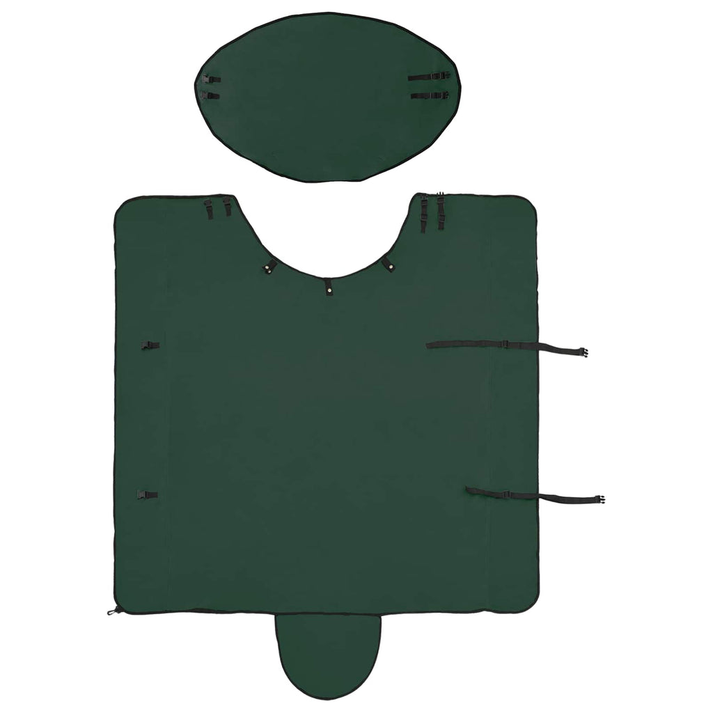 Pferdedecke Dunkelgrün 145 cm Polyester