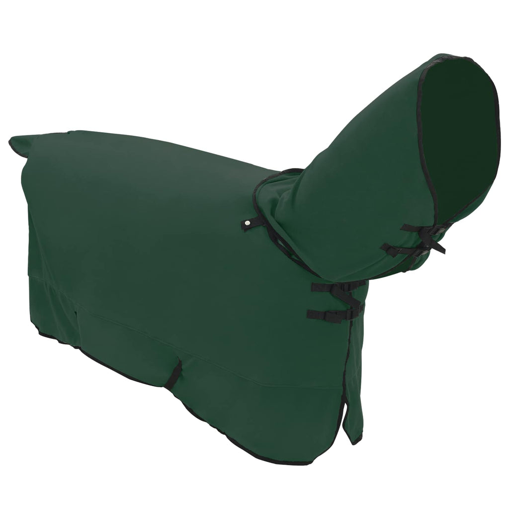 Pferdedecke Dunkelgrün 155 cm Polyester