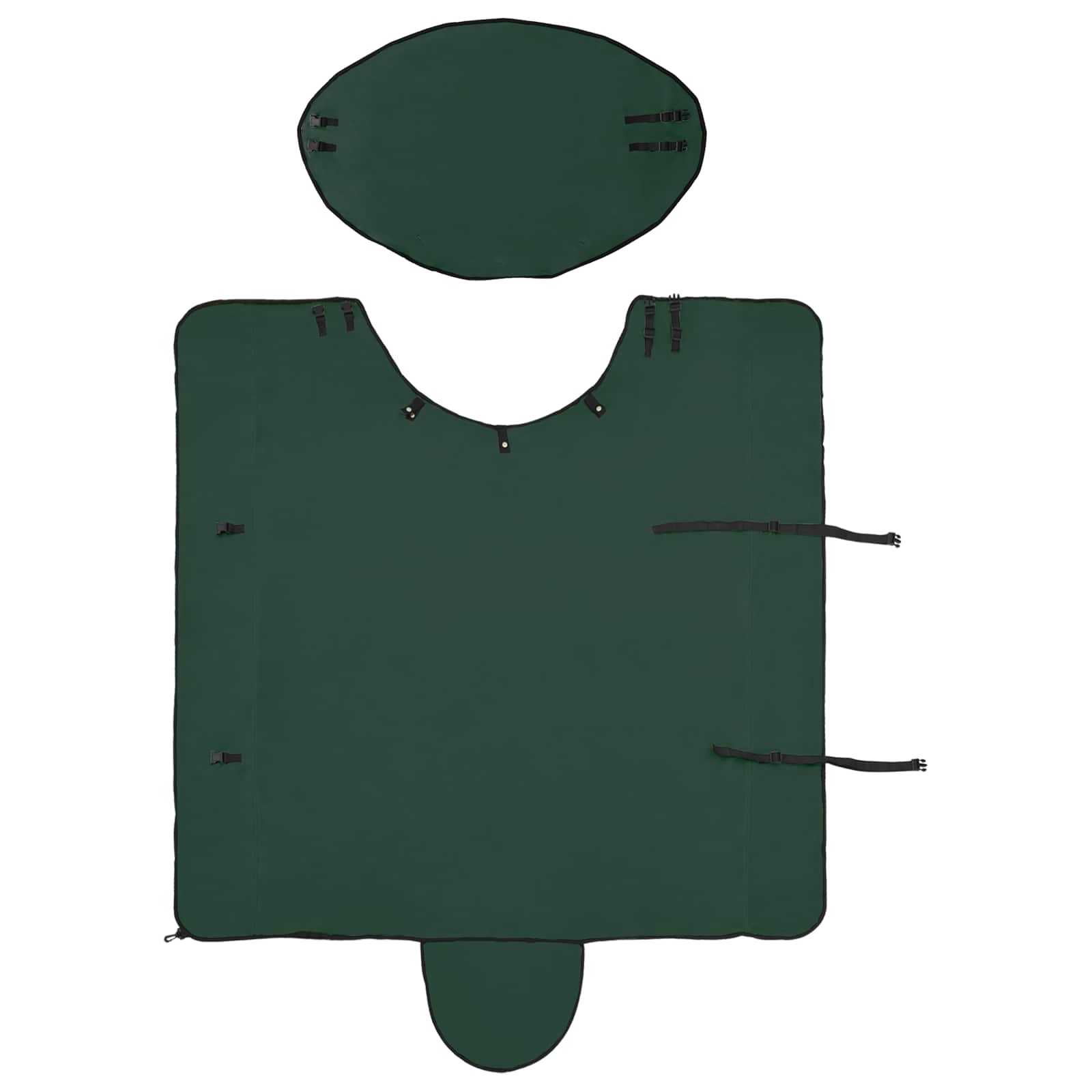 Pferdedecke Dunkelgrün 155 cm Polyester