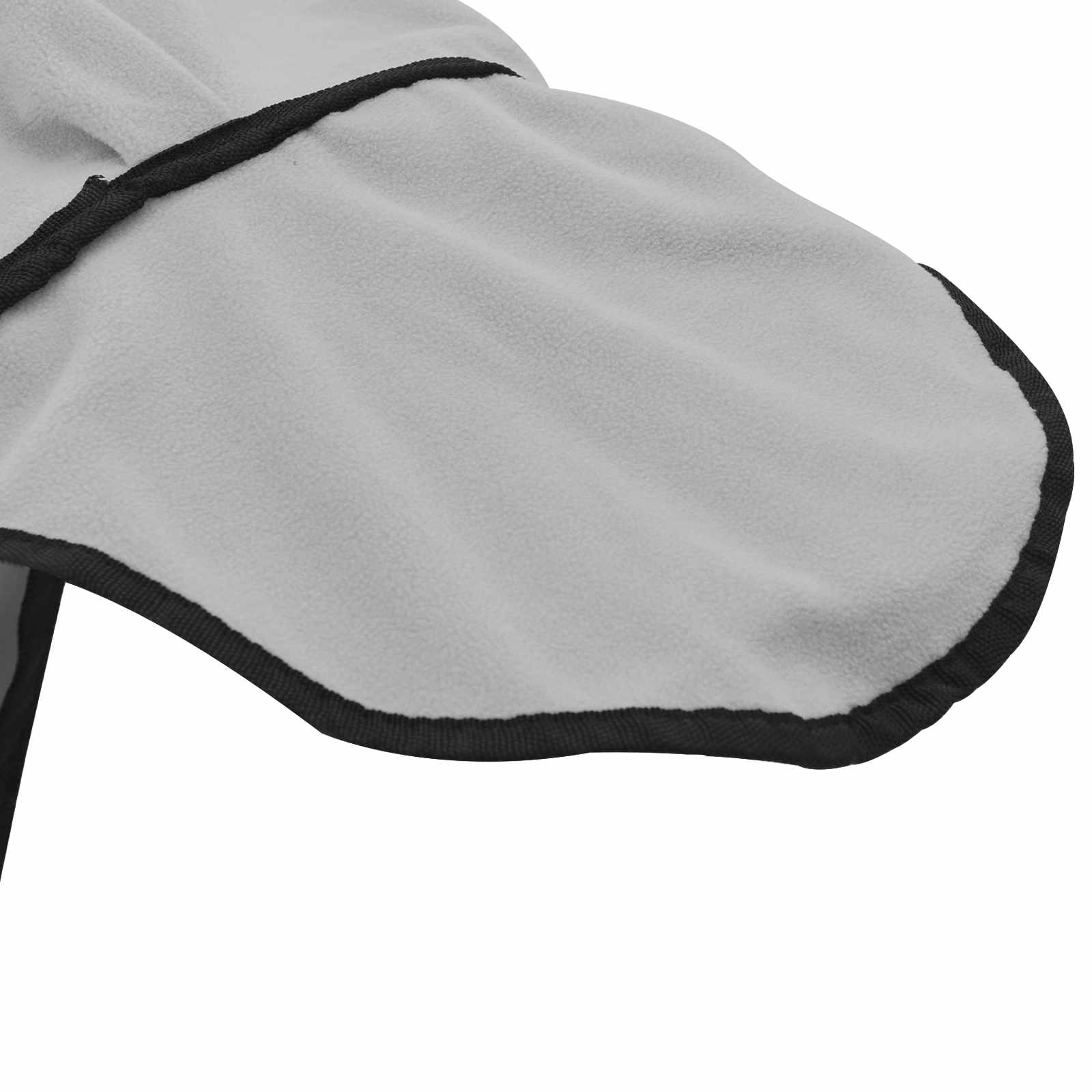 Pferdedecke Hellgrau und Rosa 155 cm Polyester