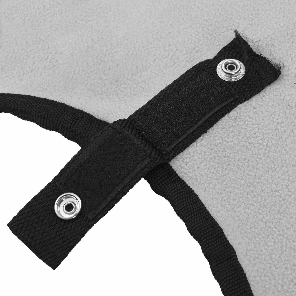 Pferdedecke Hellgrau und Rosa 155 cm Polyester