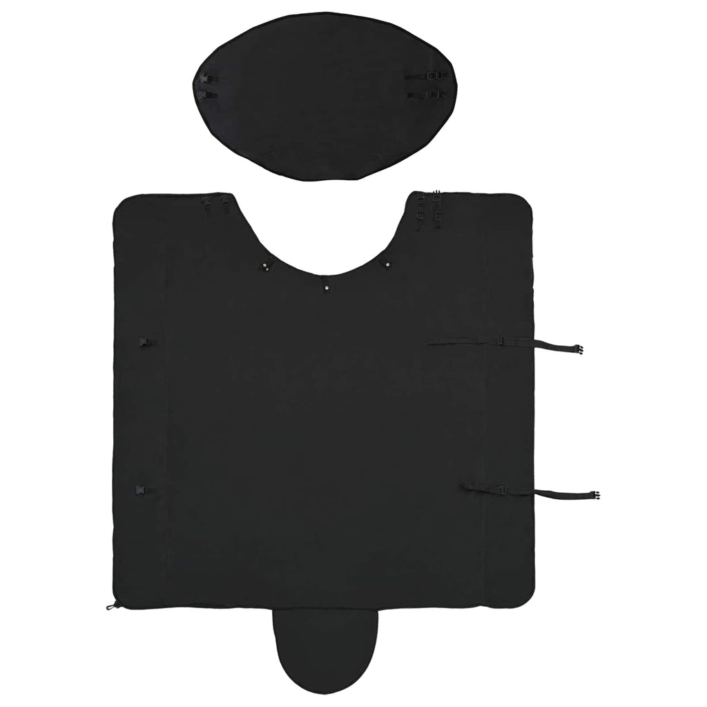 Pferdedecke Schwarz 155 cm Polyester